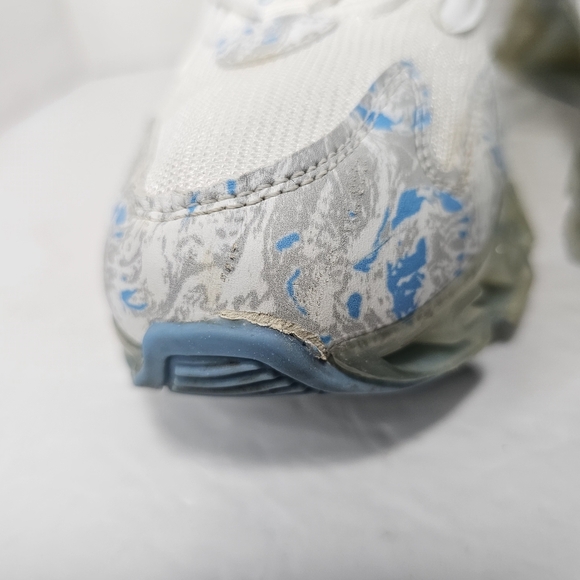 AABBO Blade Trainers Mens Sz 11.5 EU 46 White Blue Athletic Shoes Read Details - Picture 7 of 11